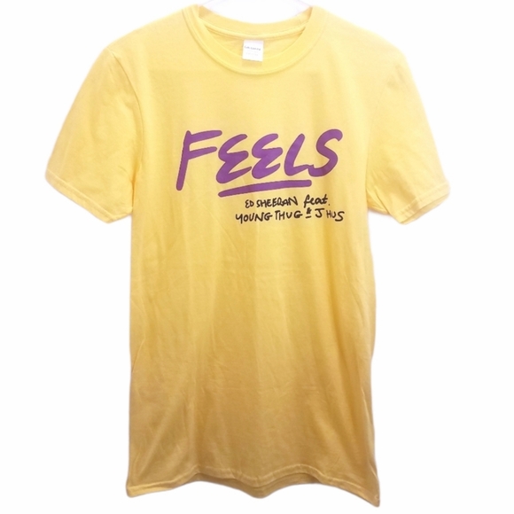 Ed Sheeran Feels Tee Young Thug J Hus Size Small Shirt Top Concert Tee - Picture 1 of 6